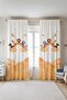 Cloudy Rainbow Safari Patterned Children's Baby Room Background Curtain (Single Wing Pricing)