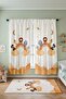 Cloudy Rainbow Safari Patterned Children's Baby Room Background Curtain (Single Wing Pricing) - 3