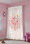 Ballerina Swan Patterned Children's Baby Room Background Curtain (Single Wing Pricing) - 4