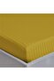 Extra Deep Fitted Elastic Bedsheet Set With Pillow Covers (Gold, Double (120x200+30CM)) - 7