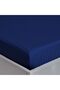Extra Deep Fitted Elastic Bedsheet Set With Pillow Covers (Navy Blue, King) - 7