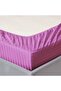 Extra Deep Fitted Elastic Bedsheet Set With Pillow Covers (Pink, Single (90x190+30CM)) - 6