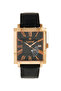 Men's Leather Analog Wrist Watch GL141RBB