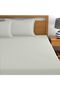 Extra Deep Fitted Elastic Bedsheet Set With Pillow Covers (White, Single (90x190+30CM)) - 3