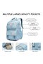 35L Backpack for College, Kids Backpack Lightweight Large Capacity Travel Bag, SE8391 - 4