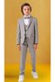 Boys' Tuxedo Suit – 5-Piece Set with Jacket, Trousers, Vest, Bow Tie, and Shirt