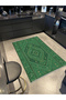 Mosso Green Traditional Themed Pattern Woven Base Modern Decorative Carpet Mosso234Green - 2