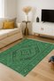 Mosso Green Traditional Themed Pattern Woven Base Modern Decorative Carpet Mosso234Green - 5