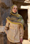 Sunrise Lily Pattern Shawl - Yellow - 4