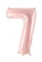 7 Year Old Minnie Mouse Pink Number Balloon Happy Birthday Written Banner Mini Mouse Balloon Pink Theme - 2