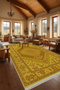 Mosso Brown Themed Traditional Pattern Woven Base Modern Decorative Carpet Mosso234Brown - 4