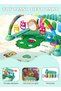 Baby Play Mat Activity Gym, Musical Activity Center, Kick and Play Piano Gym, Tummy Time Mats Green - 2
