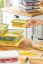 Tazekap 4-Piece Freezer Storage Container Set - Refrigerator, Food Organizer (2600ml, 1200ml, 2X500Ml) - 5