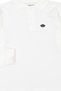 Girls Boys White Polo Collar T-Shirt Long Sleeve School T-Shirt Unisex Kids Top - 7