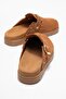 Elvarin Women's Genuine Leather Slippers Tan Suede - 6