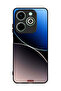 غطاء حماية لهاتف Infinix Hot 40i 4G بنمط خطوط منحنية