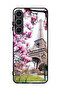 Samsung Galaxy A26 Protective Case Cover Flowers & Eiffel Tower