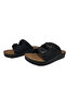 Adjustable Orthopedic Women's Slippers Black Color Ultra Soft Sole - 6