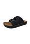 Adjustable Orthopedic Women's Slippers Black Color Ultra Soft Sole - 2