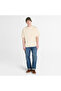 Hampthomn Tonal Stack Logo Men's Beige T-Shirt - 2