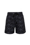 Boy's Sea Star Patterned Swim Shorts Mesh Quick Dry Water Repellent Medium Length 25Sm116St