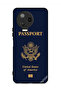 Infinix Note 12 Pro 4G Protective Case Cover Usa Passport Pattern