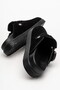 Elnad Women's Genuine Leather Slippers Black Suede - 6