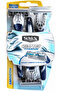 Quattro Titanium 4 Blade Disposable Razor For Men-Titanium & Diamond Coated Blades-3 Razors
