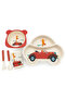 5 Piece Car Desinged Kids Bamboo Tableware Set - B - 2