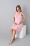 Lace Detailed Strap Maternity and Maternity Midi Length Nightgown - 3