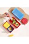 Stackable Bento Lunch Box for Kids - Dishwasher & Freezer Safe, BPA-Free Lunch Containers for - 4