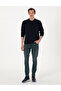 Navy Blue 3 Thread Regular Fit Crew Neck Basic Sweatshirt 50315021-Vr033 - 4