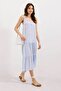 Women's Strap Midi Dress Blue 1173 - 2