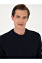 Navy Blue 3 Thread Regular Fit Crew Neck Basic Sweatshirt 50315021-Vr033 - 2
