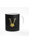 Designer Printed Coffee Mug 11oz Ceramic Personalised Gift Mugs Cup - Custom Monogram Init