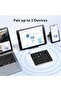 KP11 Bluetooth Number Pad - Portable Wireless 35-Key Aluminum Keypad, Rechargeable & Multi-D - 4