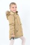 Children's Unisex Winter Water Repellent Long Fur Coating Resistant Coats Coat 6-15 Years - 4