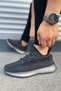 High Quality Lace-Up Sneaker Casual Knitwear Comfortable Sports Shoes Black White Unisex - 5