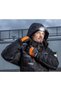 Work Hat with Headlamp, Black, LED, - 2