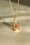 Steel Red Tulip Roula Necklace - 2