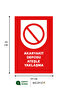 Sign "Fuel Depot Fire Approach" from the Warning Signs Series 25 cm X 35 cm - 5
