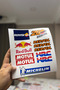 مجموعة ملصقات HRC-REPSOL A4 للمحرك والخوذة 12 قطعة - 2