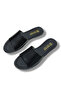 Black Genuine Leather Women's Slippers - 6