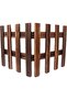FFD Wooden Garden Border Fence – Decorative Picket Fence for Lawn Edging, Plants, Trees 30cm - 6