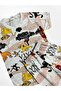 Boy's Cotton Gray Safari Patterned Short Sleeve Shorts Summer Pajama Set - 3