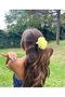 Lemon Yellow Dahlia Hair Clip 🍋 - 2