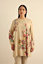 Panel Floral Patterned Viscon Tunic - 3