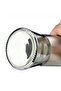 Soda Lime Glass Oil Bottle, 300ml, Silver & Transparent - 4
