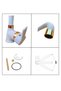 White Gold Luxury Kitchen Sink Faucet Delta White Gold Kitchen Sink Faucet - 4