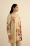 Panel Floral Patterned Viscon Tunic - 5